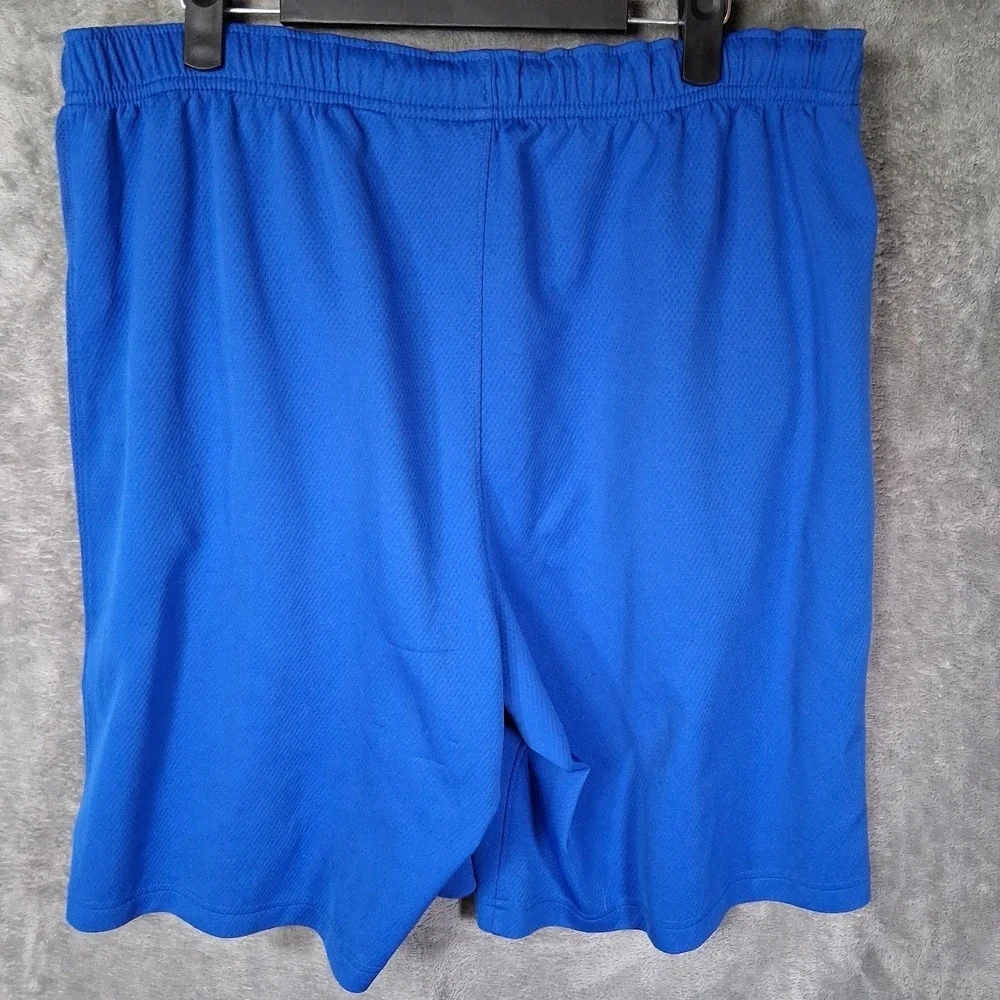 Nike Epic Knit Training Shorts Men Size XL Royal Blue Stretch Pockets Drawstring